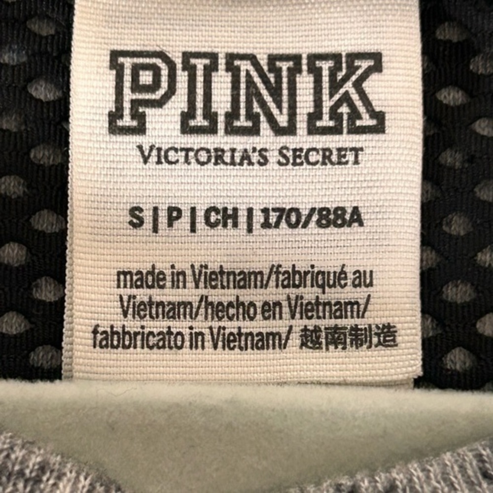 Pink Victoria’s Secret Fishnet Cropped Sweater, Size S - Picture 5 of 6